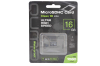 24630 Карта памяти Qumo microSDHC 16Gb Class10 (черно-зеленый)