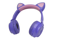 32304 Беспроводные наушники Qumo Party Cat ВТ-0026 фиолетовые