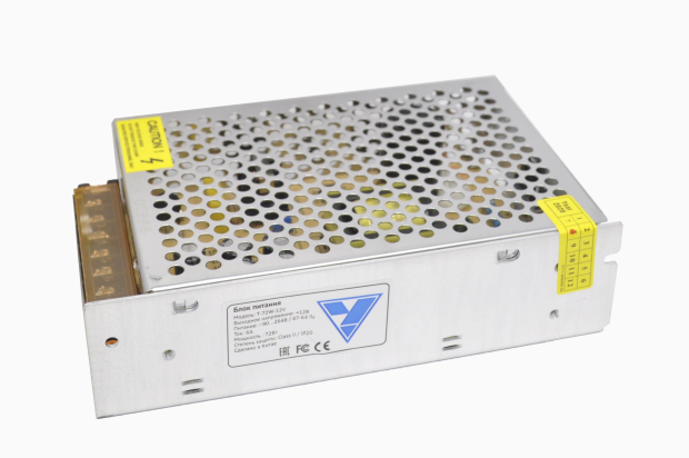 Блок питания 220V/12V  6.0A 72W T-72W-12V (встраиваемый)