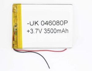 00-00023368 Аккумулятор 3.7V 3500mAh 4.0x60x80mm универсальный с проводками