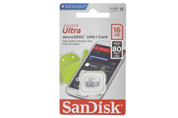 0534964 Карта памяти microSDHC 16Gb Sandisk SDSQUNS-016G-GN3MN Class10