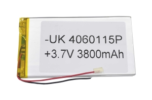 00-00016010 Аккумулятор 3.7V 3800mAh 4.0x60x115mm универсальный с проводками