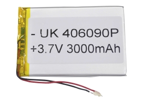 00-00016012 Аккумулятор 3.7V 3000mAh 4.0x60x90mm универсальный с проводками