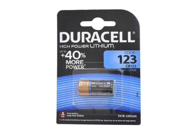 Duracell CR123 ultra 3V батарейка