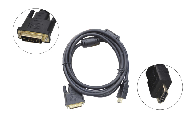 0194537 Кабель HDMI - DVI-D (19M/19M) 2 фильтра 2м Telecom CG480F-2M/CG481F-2M