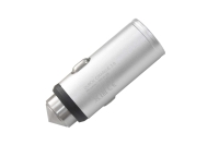 14984 Автомобильное зарядное устройство Walker WCR-23 1USB, 2.4А, быстрый заряд QC 2.0, серебряное