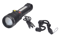 Фонарь ручной NGY-D2002 (H005) (белый/красный/желтый) шнур Type-C
