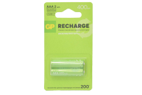 GP Recharge HR03-2BL 400mA (AAA) Аккумулятор (штука)