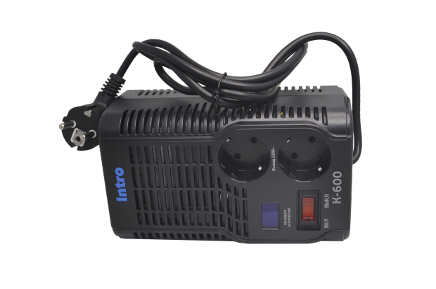 Стабилизатор напряжения Intro К-600 600ВА, 160-260В