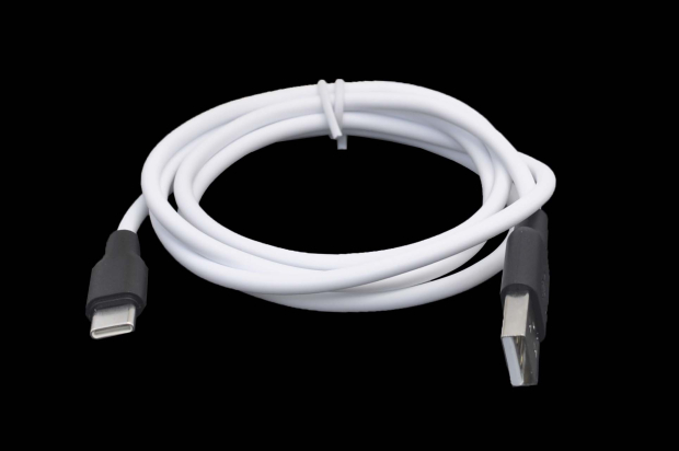 Кабель Hoco X21 USB - Type-C, 1 метр, 2,0 A, белый с черной вставкой