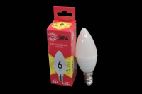 Лампа светодиодная Эра RED LINE LED B35-6W-827-E14